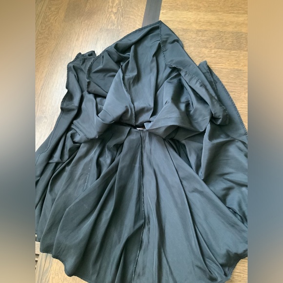 AMERICAN APPAREL Midi Flare Black High Waist Fully Lined Skirt Women’s SZ XS 24” - Picture 6 of 16